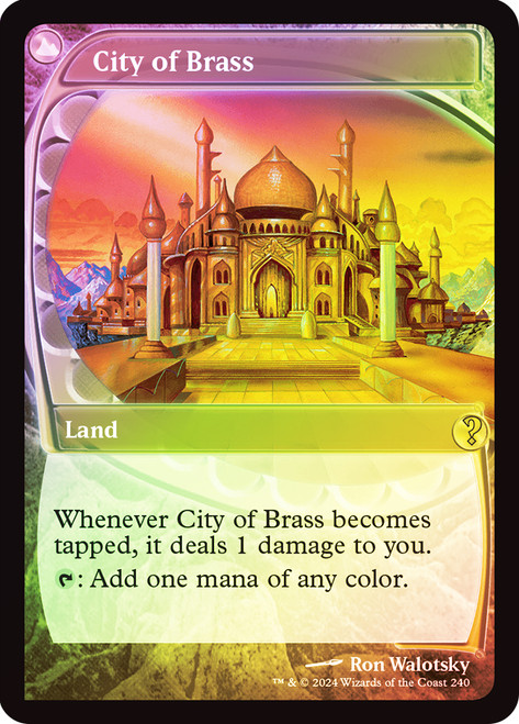 真鍮の都 City of Brass mb2 foil City of Brass | Mystery Booster 2 | Star City Games