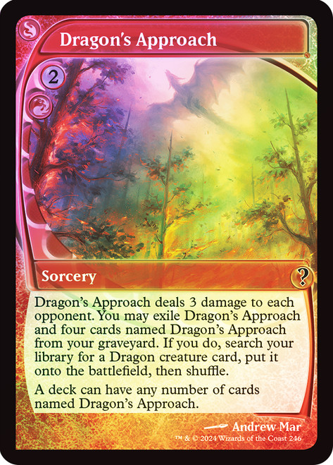 Dragon's Approach\nMystery Booster 2\nSingle\nMagic The Gathering