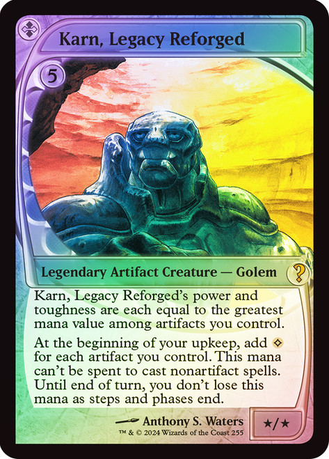 Karn, Legacy Reforged\nMystery Booster 2\nSingle\nMagic The Gathering