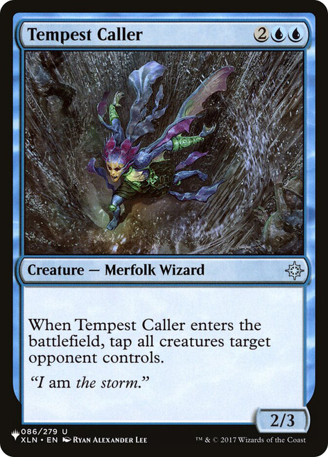 Tempest Caller\nPlaneswalker Symbol Reprints\nSingle\nMagic The Gathering