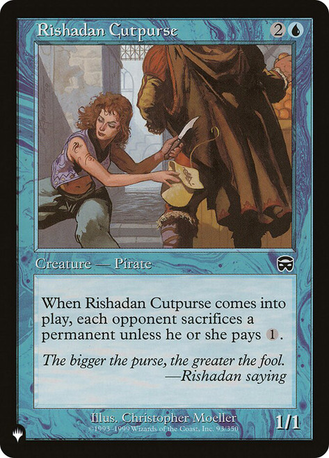 Rishadan Cutpurse\nPlaneswalker Symbol Reprints\nSingle\nMagic The Gathering