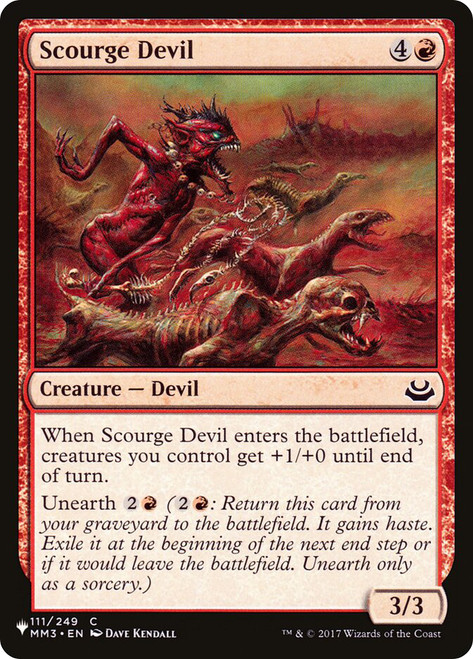 Scourge Devil\nPlaneswalker Symbol Reprints\nSingle\nMagic The Gathering