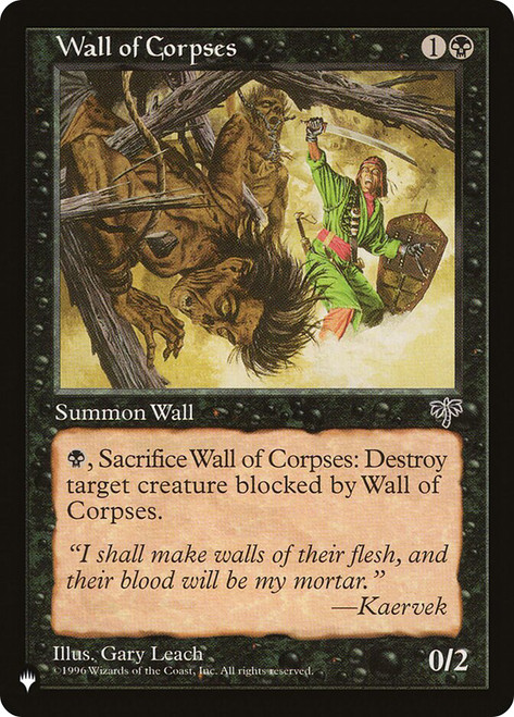 Wall of Corpses\nPlaneswalker Symbol Reprints\nSingle\nMagic The Gathering