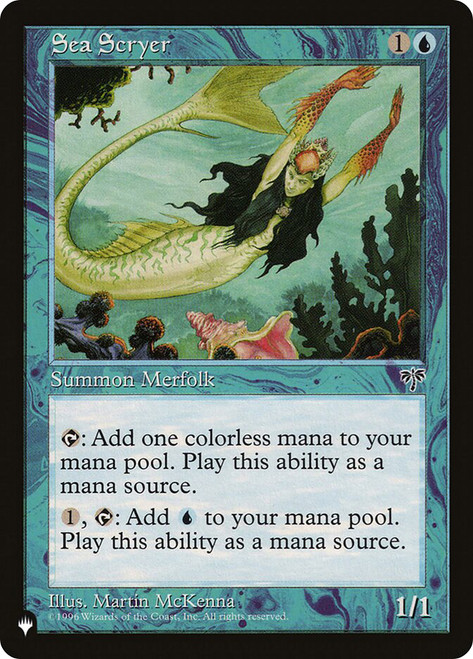 Sea Scryer\nPlaneswalker Symbol Reprints\nSingle\nMagic The Gathering