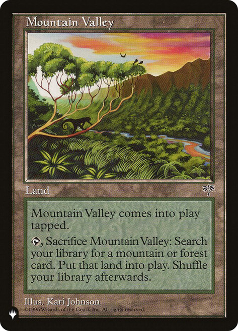 Mountain Valley\nPlaneswalker Symbol Reprints\nSingle\nMagic The Gathering