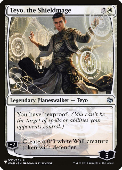 Teyo, the Shieldmage\nPlaneswalker Symbol Reprints\nSingle\nMagic The Gathering