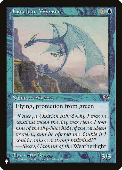 Cerulean Wyvern\nPlaneswalker Symbol Reprints\nSingle\nMagic The Gathering