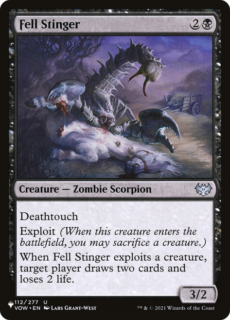 Fell Stinger\nPlaneswalker Symbol Reprints\nSingle\nMagic The Gathering