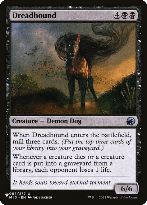Dreadhound\nPlaneswalker Symbol Reprints\nSingle\nMagic The Gathering