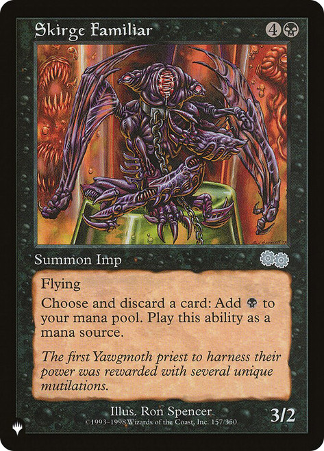 Skirge Familiar\nPlaneswalker Symbol Reprints\nSingle\nMagic The Gathering