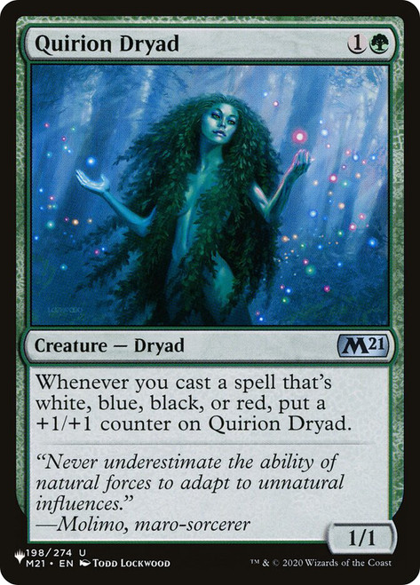 Quirion Dryad\nPlaneswalker Symbol Reprints\nSingle\nMagic The Gathering