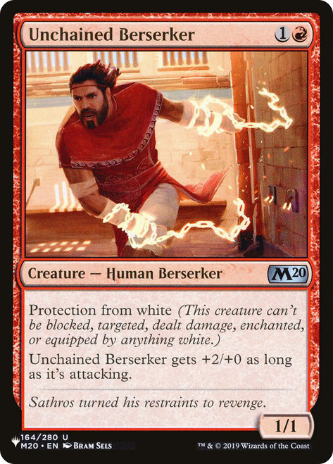 Unchained Berserker\nPlaneswalker Symbol Reprints\nSingle\nMagic The Gathering