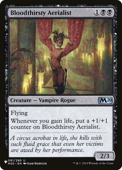 Bloodthirsty Aerialist\nPlaneswalker Symbol Reprints\nSingle\nMagic The Gathering