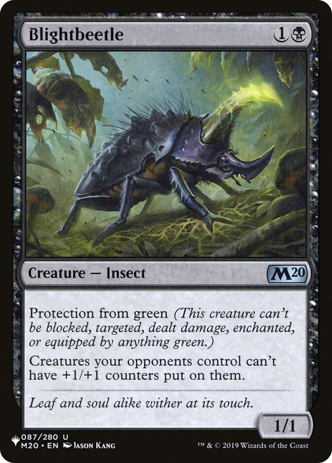 Blightbeetle\nPlaneswalker Symbol Reprints\nSingle\nMagic The Gathering
