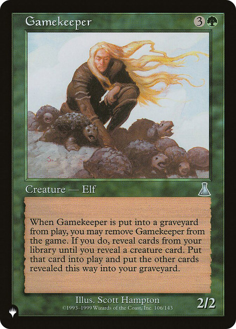 Gamekeeper\nPlaneswalker Symbol Reprints\nSingle\nMagic The Gathering