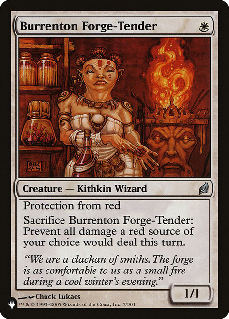 Burrenton Forge-Tender\nPlaneswalker Symbol Reprints\nSingle\nMagic The Gathering