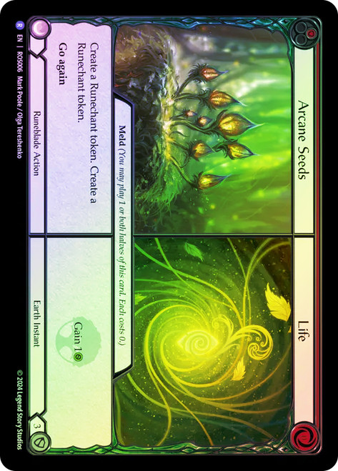 ARCANE デモ89 ライブ告知とカセット Arcane Seeds // Life (Red) (Armory Event) | Promotional Cards