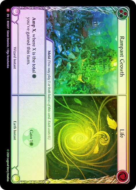 Rampant Growth / Life CF 3枚 LGS341 FaB Rampant Growth // Life (Yellow) (No Defense) | Rosetta | Star City
