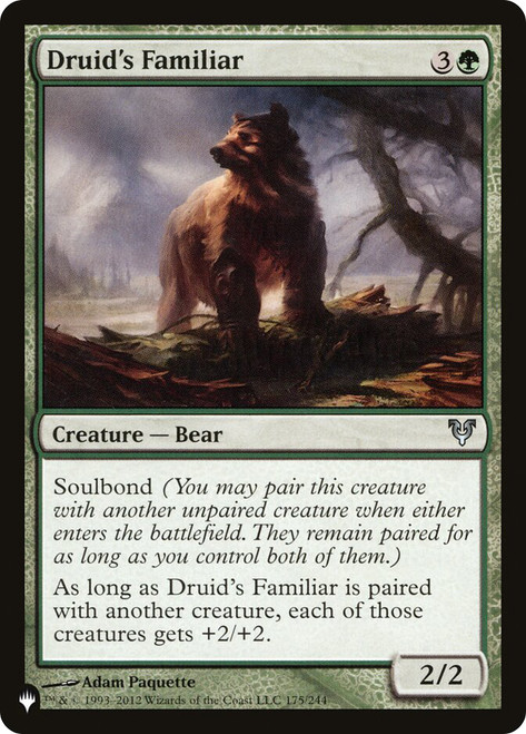 Druid's Familiar\nPlaneswalker Symbol Reprints\nSingle\nMagic The Gathering