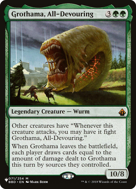 Grothama, All-Devouring\nPlaneswalker Symbol Reprints\nSingle\nMagic The Gathering