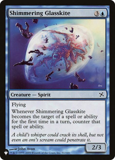 Shimmering Glasskite\nPlaneswalker Symbol Reprints\nSingle\nMagic The Gathering