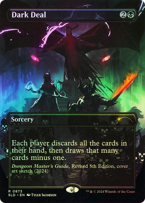 Dark Deal (Dungeons &amp; Dragons) (Secret Lair) (Borderless)\nPromo: General\nSingle\nMagic The Gathering