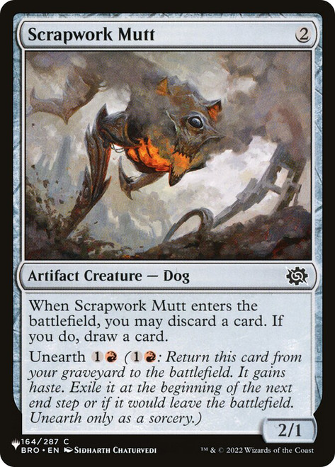 Scrapwork Mutt\nPlaneswalker Symbol Reprints\nSingle\nMagic The Gathering