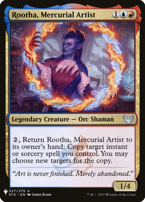 Rootha, Mercurial Artist\nPlaneswalker Symbol Reprints\nSingle\nMagic The Gathering