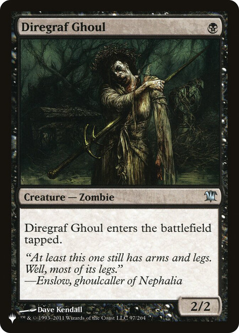 Diregraf Ghoul\nPlaneswalker Symbol Reprints\nSingle\nMagic The Gathering