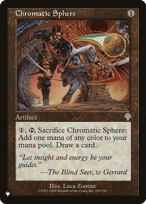 Chromatic Sphere\nPlaneswalker Symbol Reprints\nSingle\nMagic The Gathering