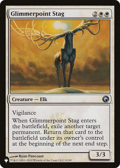 Glimmerpoint Stag\nPlaneswalker Symbol Reprints\nSingle\nMagic The Gathering