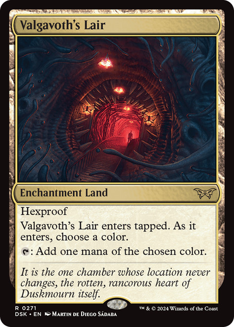 Valgavoth's Lair\nDuskmourn: House of Horror\nSingle\nMagic The Gathering