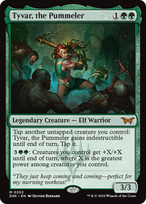 Tyvar, the Pummeler\nDuskmourn: House of Horror\nSingle\nMagic The Gathering