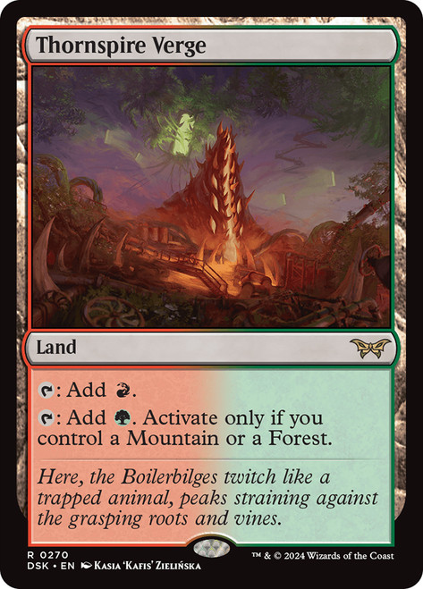 Thornspire Verge\nDuskmourn: House of Horror\nSingle\nMagic The Gathering