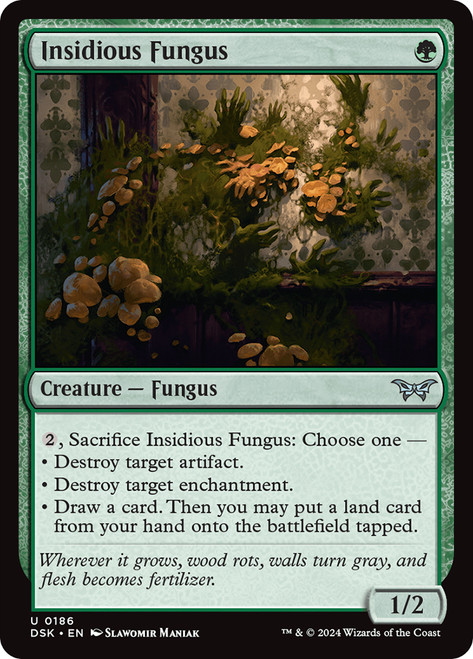 Insidious Fungus\nDuskmourn: House of Horror\nSingle\nMagic The Gathering