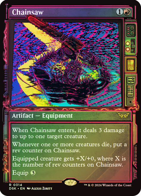 Chainsaw (Showcase)\nDuskmourn: House of Horror - Variants\nSingle\nMagic The Gathering