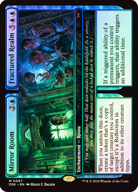 Mirror Room // Fractured Realm\nDuskmourn: House of Horror\nSingle\nMagic The Gathering