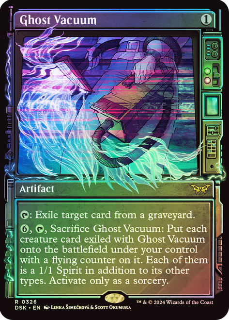 Ghost Vacuum (Showcase)\nDuskmourn: House of Horror - Variants\nSingle\nMagic The Gathering