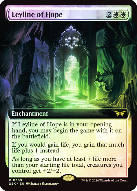 Leyline of Hope (Extended Art)\nDuskmourn: House of Horror - Variants\nSingle\nMagic The Gathering