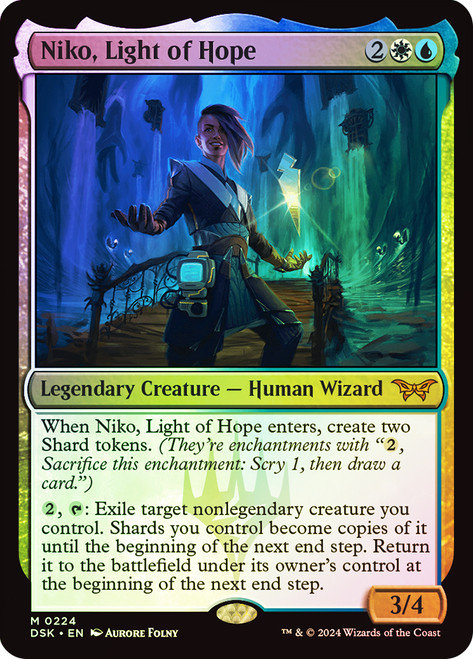 Niko, Light of Hope\nDuskmourn: House of Horror\nSingle\nMagic The Gathering