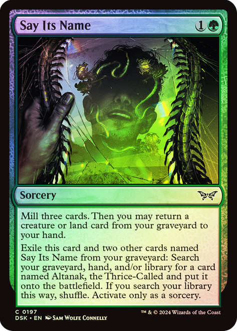 Say Its Name\nDuskmourn: House of Horror\nSingle\nMagic The Gathering