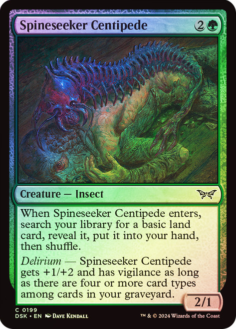 Spineseeker Centipede\nDuskmourn: House of Horror\nSingle\nMagic The Gathering