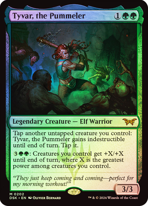Tyvar, the Pummeler\nDuskmourn: House of Horror\nSingle\nMagic The Gathering