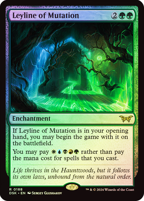 Leyline of Mutation\nDuskmourn: House of Horror\nSingle\nMagic The Gathering