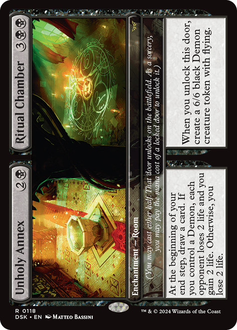 Unholy Annex // Ritual Chamber\nDuskmourn: House of Horror\nSingle\nMagic The Gathering