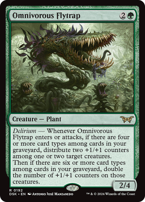 MTG　統率者　トライオーム Omnivorous Flytrap | Duskmourn: House of Horror | Star City Games