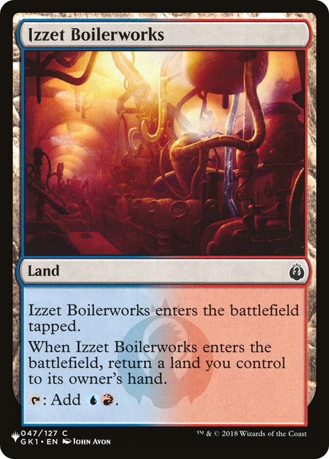 Izzet Boilerworks\nPlaneswalker Symbol Reprints\nSingle\nMagic The Gathering