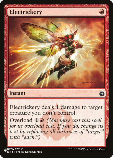 Electrickery\nPlaneswalker Symbol Reprints\nSingle\nMagic The Gathering