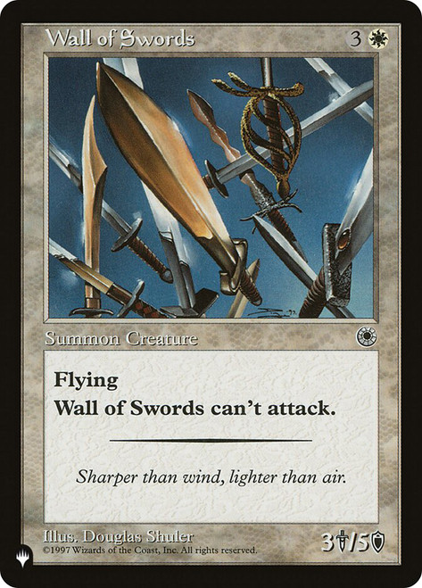 Wall of Swords\nPlaneswalker Symbol Reprints\nSingle\nMagic The Gathering