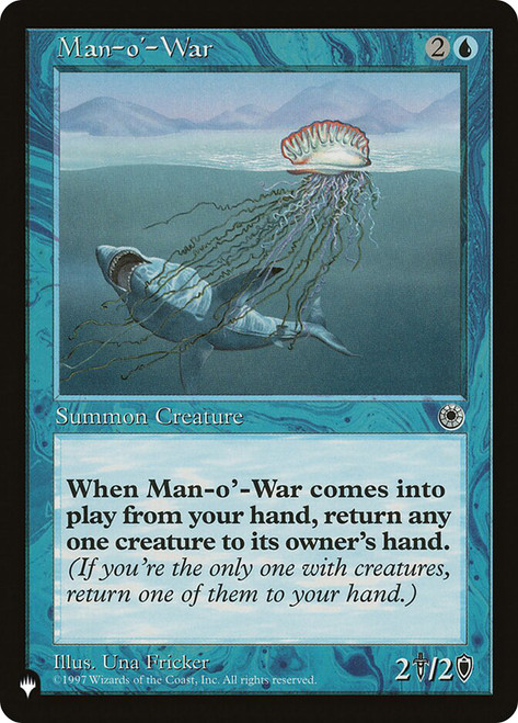 Man-o'-War (Portal)
Mystery Booster / The List
Single
Magic: The Gathering
